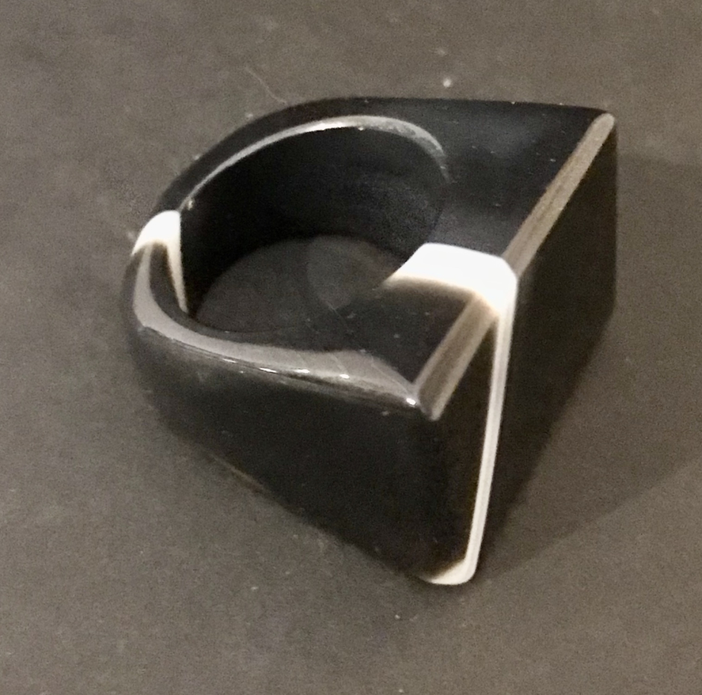 Streifen Achat-Ring